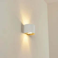 hofstein Applique murale Badajoz Blanc, 1 lumière