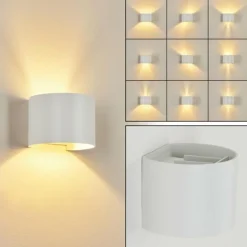 hofstein Applique murale Badajoz Blanc, 1 lumière