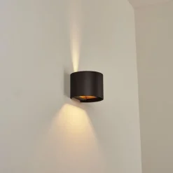 hofstein Applique murale Badajoz Brun, 1 lumière