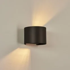 hofstein Applique murale Badajoz Brun, 1 lumière