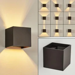 hofstein Applique murale Badajoz Brun, 1 lumière