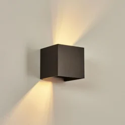 hofstein Applique murale Badajoz Brun, 1 lumière