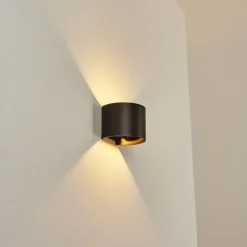 hofstein Applique murale Badajoz Brun, 1 lumière