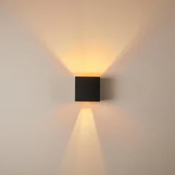 hofstein Applique murale Badajoz Cuivre, Noir, 1 lumière