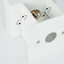 hofstein Applique murale Badajoz Écru, Blanc, 1 lumière