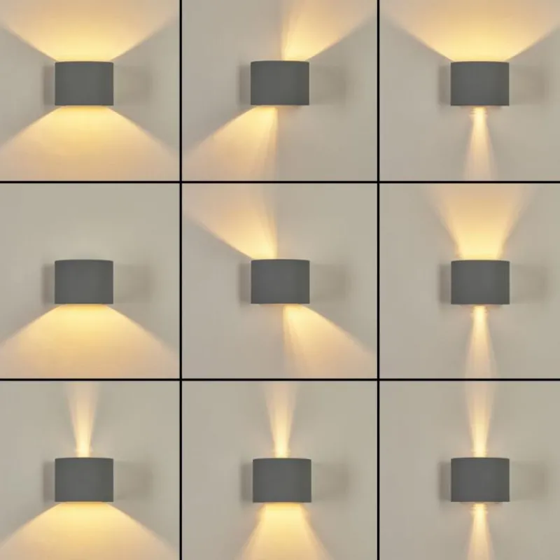 hofstein Applique murale Badajoz Gris, 1 lumière