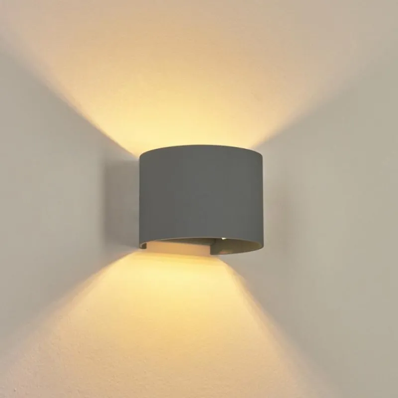 hofstein Applique murale Badajoz Gris, 1 lumière