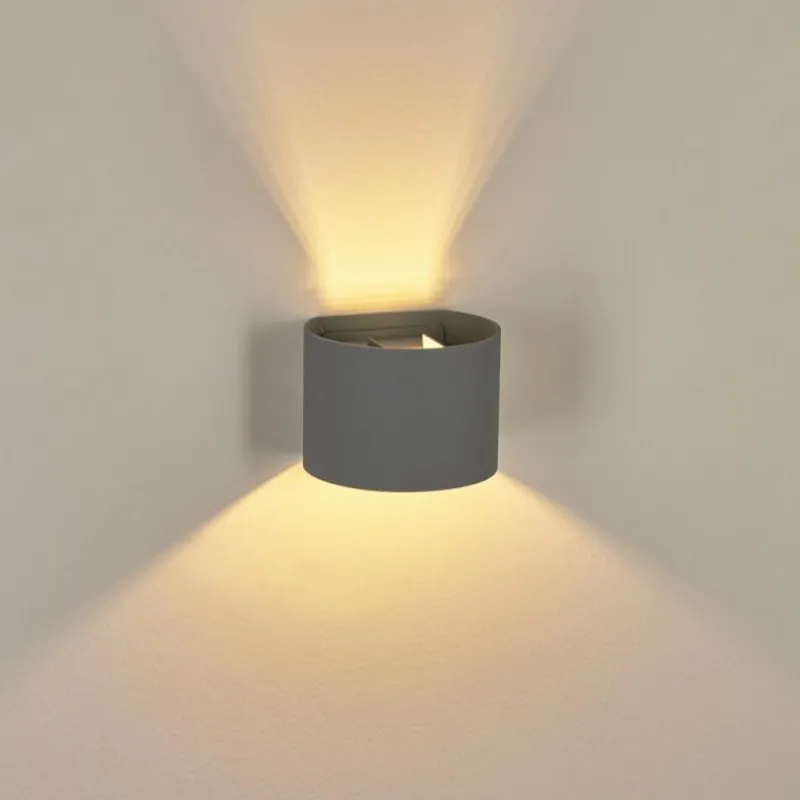 hofstein Applique murale Badajoz Gris, 1 lumière