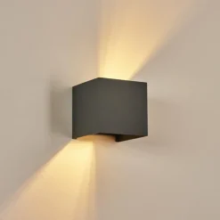 hofstein Applique murale Badajoz Gris, 1 lumière