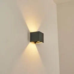 hofstein Applique murale Badajoz Gris, 1 lumière