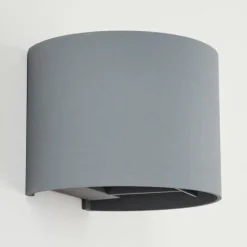 hofstein Applique murale Badajoz Gris, 1 lumière