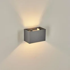 hofstein Applique murale Badajoz Gris, 1 lumière