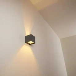 hofstein Applique murale Badajoz LED Anthracite, 1 lumière