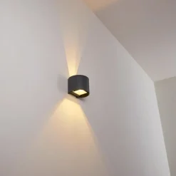 hofstein Applique murale Badajoz LED Anthracite, 1 lumière