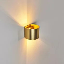 Lampes Dorées-hofstein Applique murale Badajoz LED Or, Laiton, 1 lumière