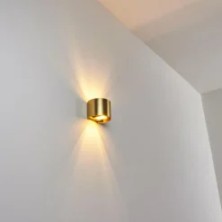 Lampes Dorées-hofstein Applique murale Badajoz LED Or, Laiton, 1 lumière