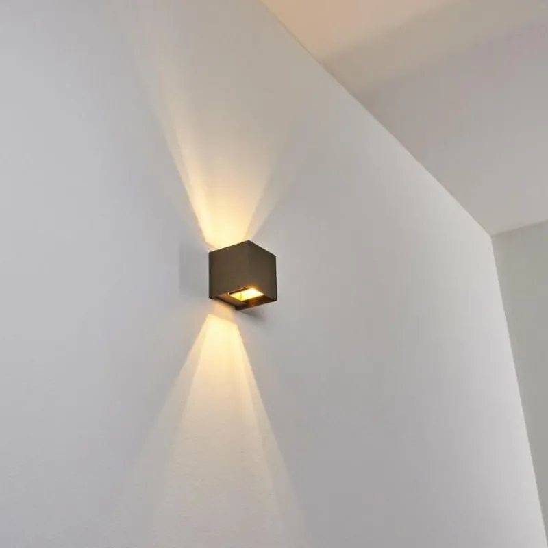 hofstein Applique murale Badajoz LED Brun, 1 lumière