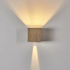 hofstein Applique murale Badajoz LED Brun, 1 lumière