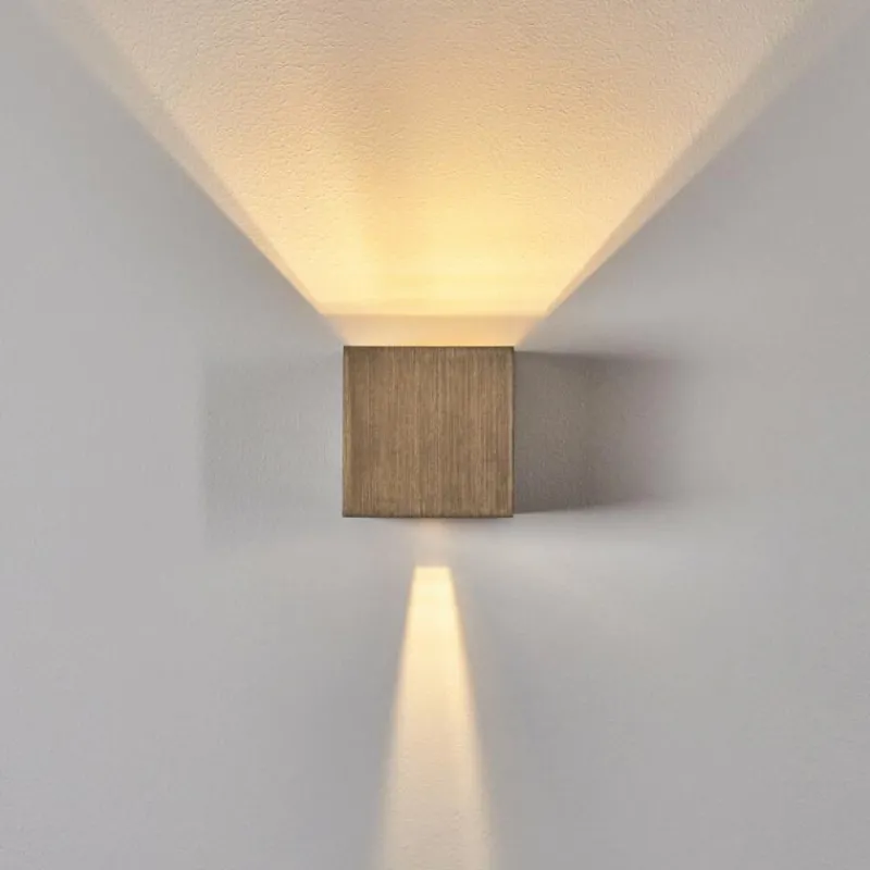 hofstein Applique murale Badajoz LED Brun, 1 lumière