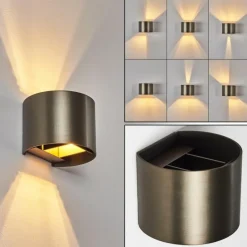 hofstein Applique murale Badajoz LED Brun, 1 lumière