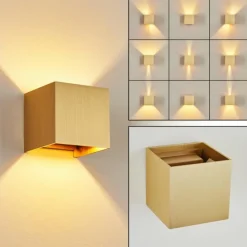 Lampes Dorées-hofstein Applique murale Badajoz Or, 1 lumière