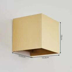 Lampes Dorées-hofstein Applique murale Badajoz Or, 1 lumière