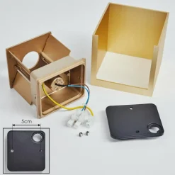 Lampes Dorées-hofstein Applique murale Badajoz Or, 1 lumière