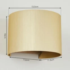 Lampes Dorées-hofstein Applique murale Badajoz Or, 1 lumière