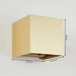 Lampes Dorées-hofstein Applique murale Badajoz Or, 1 lumière