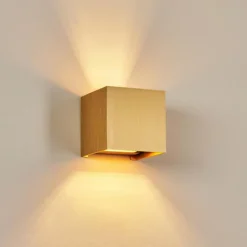 Lampes Dorées-hofstein Applique murale Badajoz Or, 1 lumière