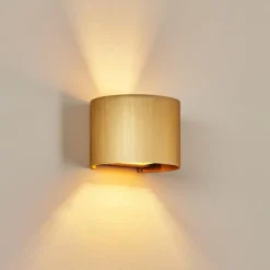 Lampes Dorées-hofstein Applique murale Badajoz Or, 1 lumière