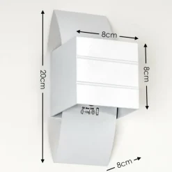 hofstein Applique murale Baku Blanc, 1 lumière