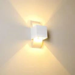 hofstein Applique murale Baku Blanc, 1 lumière