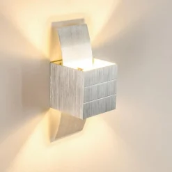 hofstein Applique murale Baltimore LED Aluminium, 1 lumière