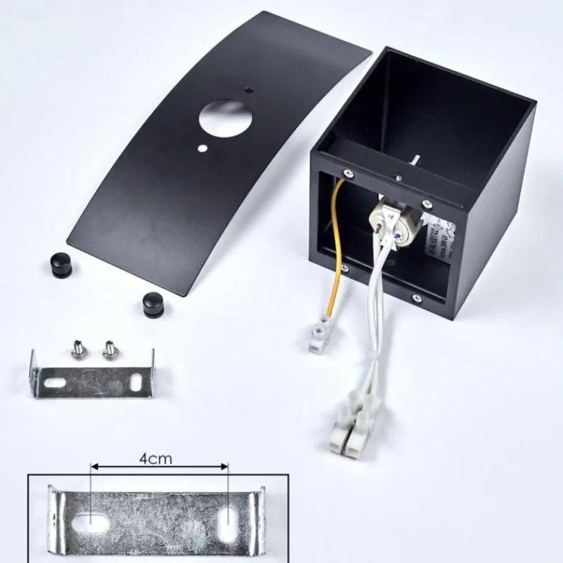 hofstein Applique murale Baltimore Noir, 1 lumière