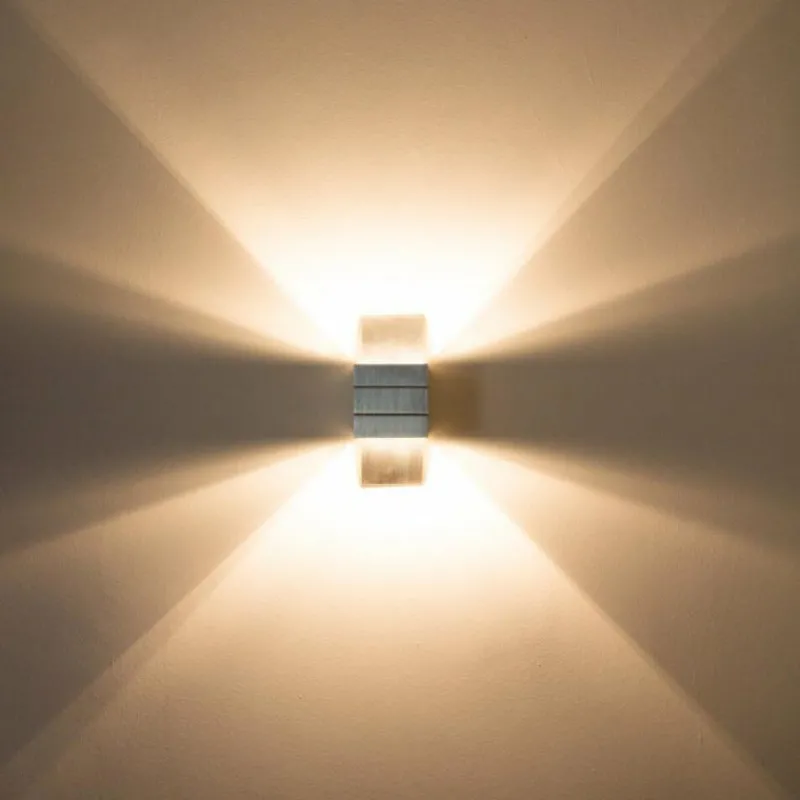 hofstein Applique murale Baltimore Aluminium, 1 lumière