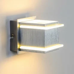 hofstein Applique murale Baltimore Aluminium, 1 lumière