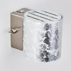 hofstein Applique murale Bamako Argenté, 1 lumière