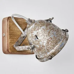 Lampes Vintages & Rétros-hofstein Applique murale Bangkok Brun, Etain, 1 lumière