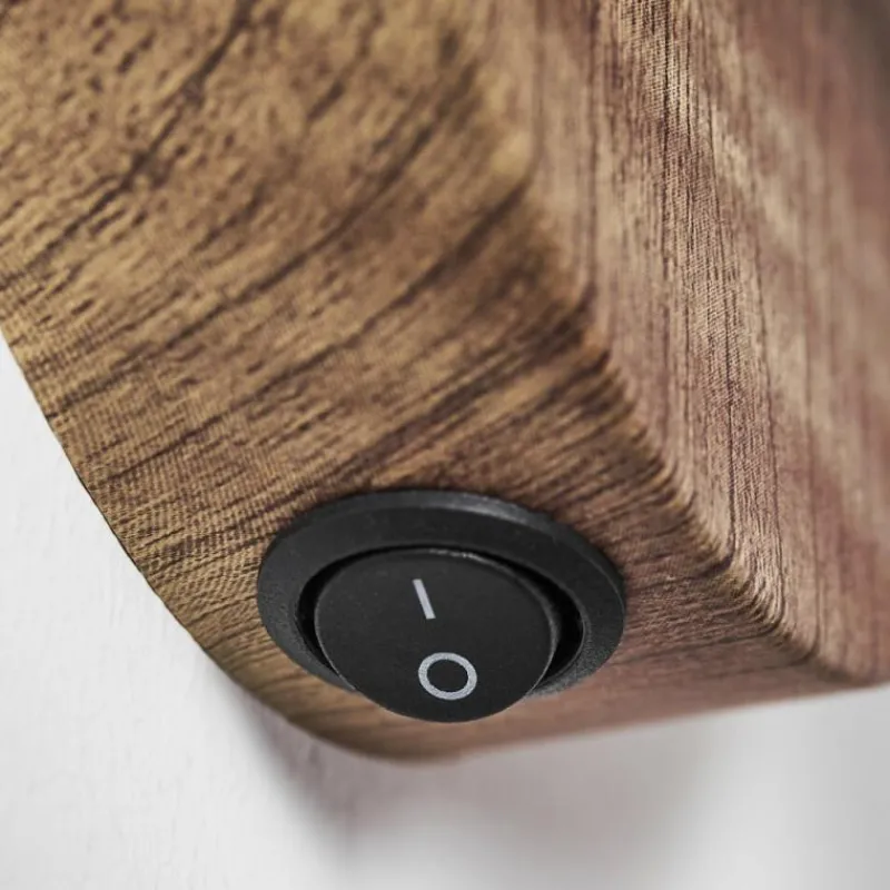 Lampes Industrielles-hofstein Applique murale Banjul Noir, 1 lumière