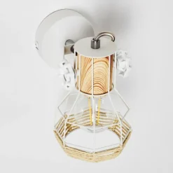 Luminaires Scandinaves-hofstein Applique murale Barbacena Blanc, 1 lumière