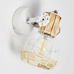 Luminaires Scandinaves-hofstein Applique murale Barbacena Blanc, 1 lumière