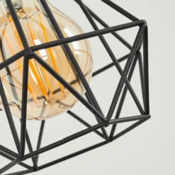 Luminaires Scandinaves-hofstein Applique murale Bardhaman Écru, Noir, 1 lumière