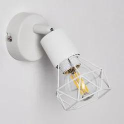 hofstein Applique murale Baripada Blanc, 1 lumière