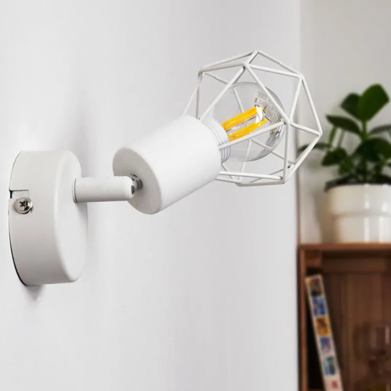 hofstein Applique murale Baripada Blanc, 1 lumière