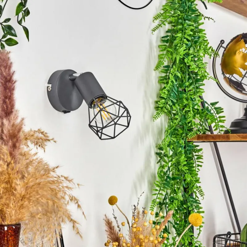 hofstein Applique murale Baripada Anthracite, Chrome, 1 lumière