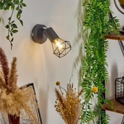 hofstein Applique murale Baripada Anthracite, Chrome, 1 lumière