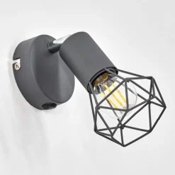 hofstein Applique murale Baripada Anthracite, Chrome, 1 lumière