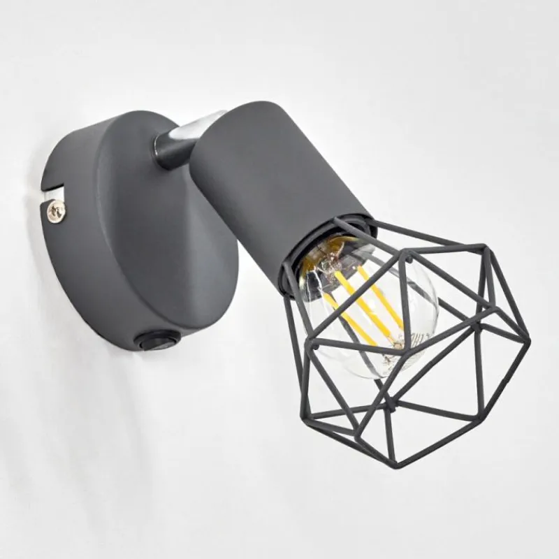 hofstein Applique murale Baripada Anthracite, Chrome, 1 lumière