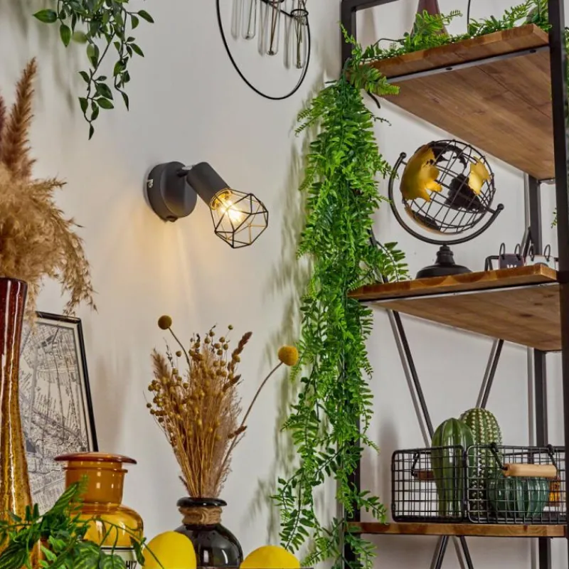 hofstein Applique murale Baripada Anthracite, Chrome, 1 lumière